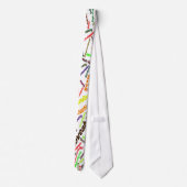Vaten Cadeau White Stropdas (Achterkant)