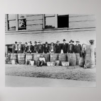Vaten illegale drank, 1922. Oude foto