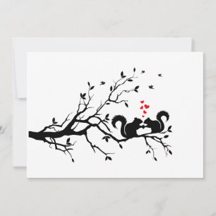 vaten met rode harten op boomtak