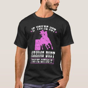 Vaten Racen Maken Stof Eten Het Rodeo Cowgirl T-shirt