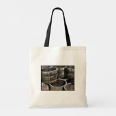 Vaten van tandwielen tote bag (Achterkant)