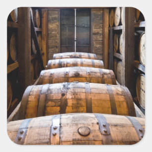 vaten vierkante sticker