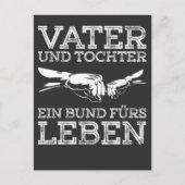 Vater Tochter Spruch Eltern Kind Briefkaart (Voorkant)