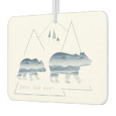 Vatertag Bester Papa Bären Luchtverfrisser (Links)