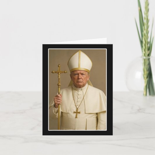 Vaticaan Christelijke nieuwe paus Kaart (Voorkant)