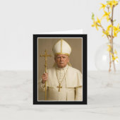 Vaticaan Christelijke nieuwe paus Kaart (Gele Bloem)