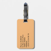 Vaticaan, Italië: Sint-Peter's uitzicht op het ple Bagagelabel (Achterkant verticaal)