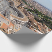 Vaticaan, Italië: Sint-Peter's uitzicht op het ple Cadeaupapier (Hoek)