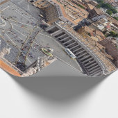 Vaticaan, Italië: Sint-Peter's uitzicht op het ple Cadeaupapier (Hoek)