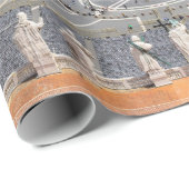 Vaticaan, Italië: Sint-Peter's uitzicht op het ple Cadeaupapier (Rol Hoek)