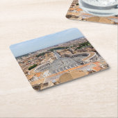 Vaticaan, Italië: Sint-Peter's uitzicht op het ple Kartonnen Onderzetters (Schuin)