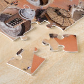 Vaticaan, Italië: Sint-Peter's uitzicht op het ple Legpuzzel (Zijkant)