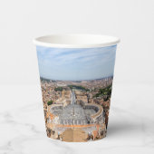 Vaticaan, Italië: Sint-Peter's uitzicht op het ple Papieren Bekers (Voorkant)
