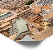 Vaticaan, Italië: Sint-Peter's uitzicht op het ple Poster (Hoek)