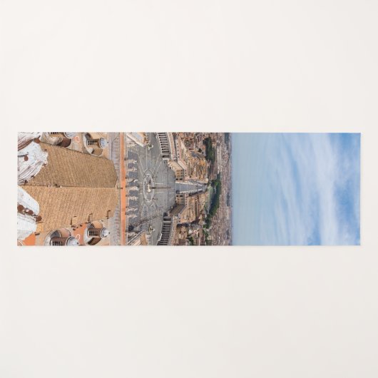 Vaticaan, Italië: Sint-Peter's uitzicht op het ple Yogamat (Voorkant (horizontaal))