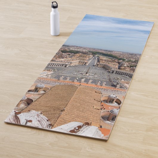 Vaticaan, Italië: Sint-Peter's uitzicht op het ple Yogamat (In situ)