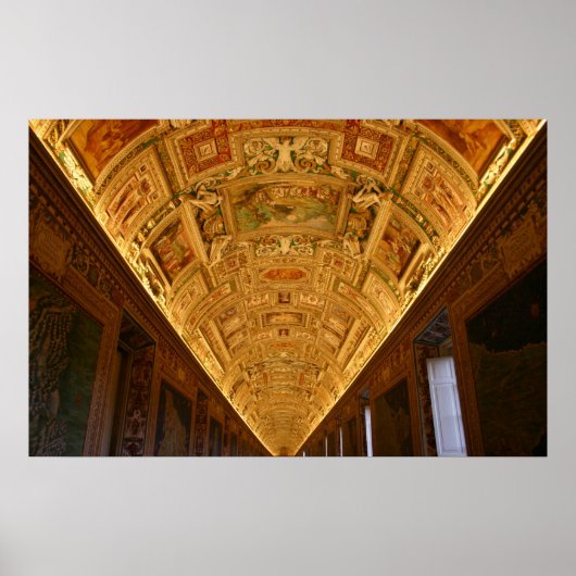 Vaticaan Map Room Poster (Voorkant)
