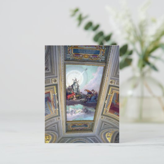 Vaticaan Museum Ceiling in Rome, Briefkaart van It (Staand voorkant)