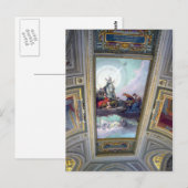 Vaticaan Museum Ceiling in Rome, Briefkaart van It (Voorkant / Achterkant)