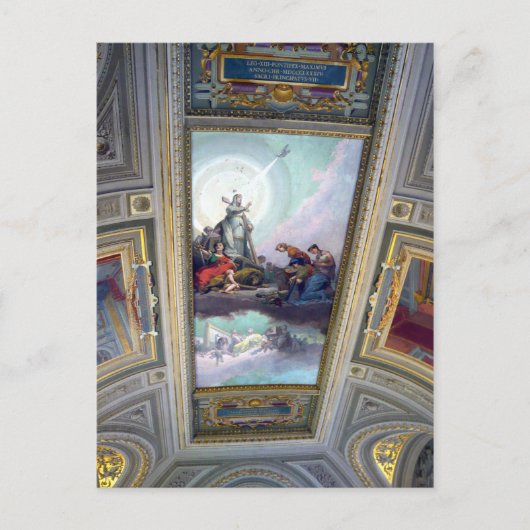 Vaticaan Museum Ceiling in Rome, Briefkaart van It (Voorkant)