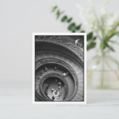 Vaticaan Museum Spiral Staircase Briefkaart (Staand voorkant)