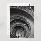 Vaticaan Museum Spiral Staircase Briefkaart (Voorkant / Achterkant)