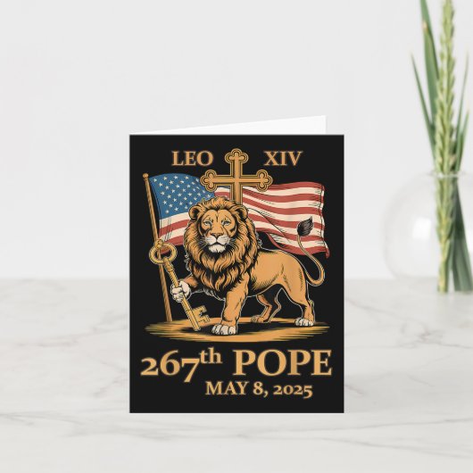 Vaticaan Paus Leo XIV - De 267ste Paus _7 Kaart (Voorkant)