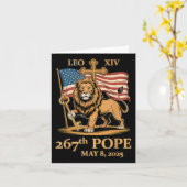 Vaticaan Paus Leo XIV - De 267ste Paus _7 Kaart (Gele Bloem)