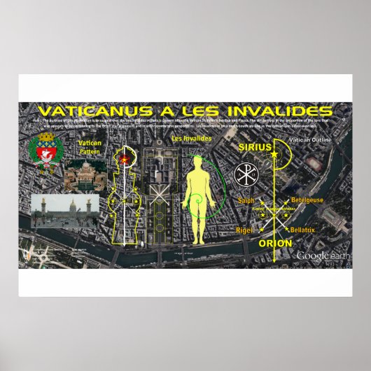 Vaticaan Pleiades Pattern 6 Poster (Voorkant)