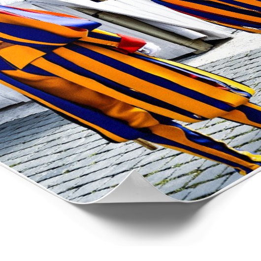 Vaticaan Pope Swiss Guard Poster (Hoek)