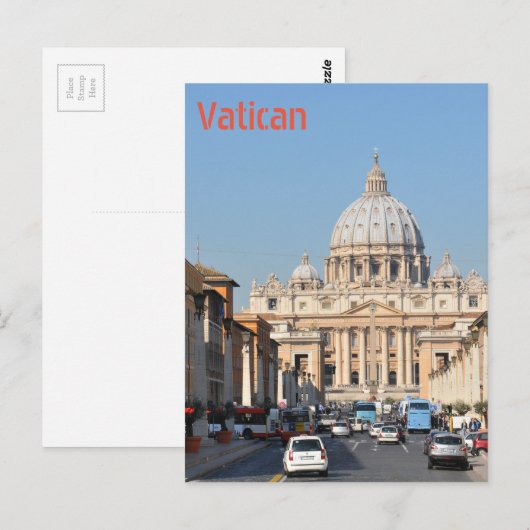 Vaticaan, Rome, Italië Briefkaart (Voorkant / Achterkant)