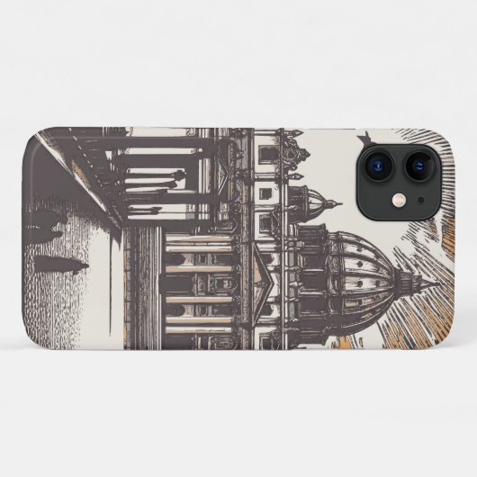 Vaticaan Rome Italië Europa Case-Mate iPhone Case (Achterkant (horizontaal))
