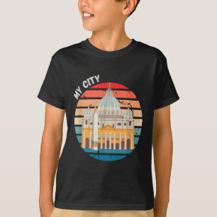 Vaticaan Rome Italië Mijn Stad Italiaanse Cultuur  T-shirt