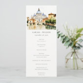 Vaticaan Rome - Landschap Weddenschap Kaart (Staand voorkant)