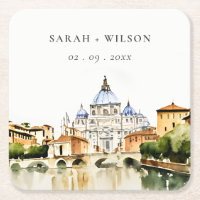 Vaticaan Rome Waterverf Landschap Weddenschap
