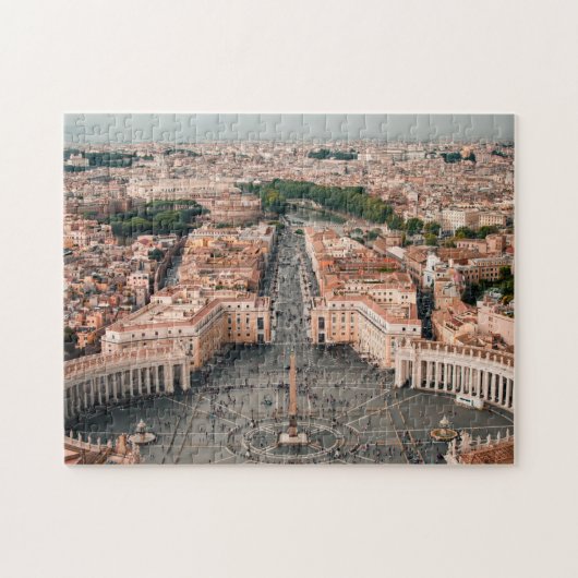 Vaticaan Saint Peter's Basilica Square Rome Italië Legpuzzel (Horizontaal)