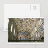 Vaticaan Sistine Chapel Briefkaart (Voorkant / Achterkant)