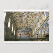 Vaticaan Sistine Chapel Briefkaart (Voorkant)