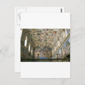 Vaticaan Sistine Chapel Briefkaart (Voorkant / Achterkant)