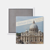 Vaticaan St Peters Basiliek Foto Koelkast Magneet (Voorkant / Achterkant)