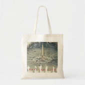Vaticaan St.Peter's Square obelisk uitzicht canvas Tote Bag (Voorkant)