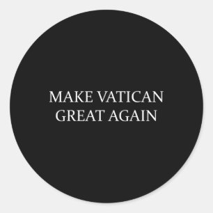 Vaticaan weer groot ronde sticker