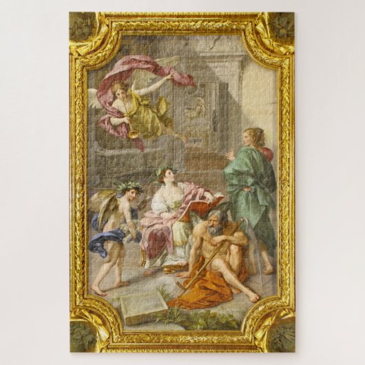 Vaticaanbibliotheek "Triumph of History Over Time" Legpuzzel (Verticaal)