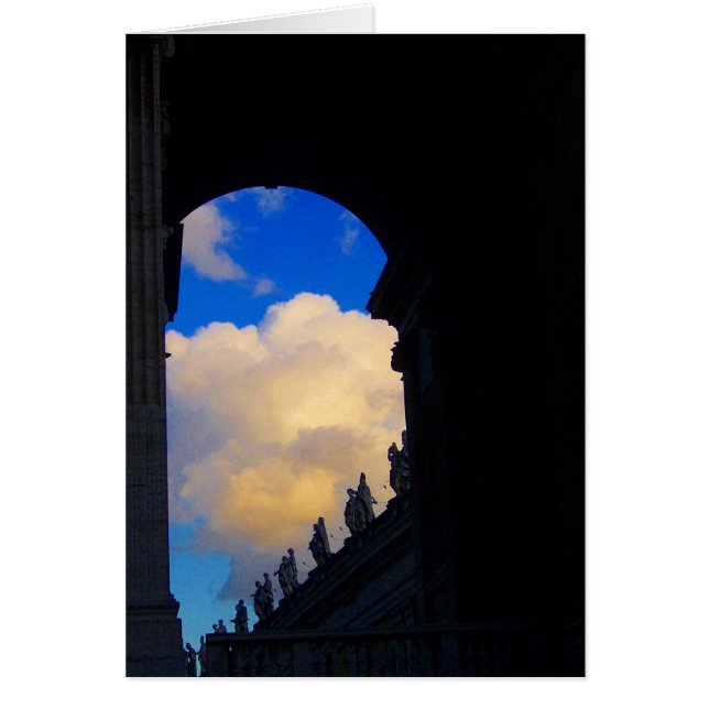 vaticaanboog met wolken (Voorkant)