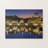 Vaticaanbrug St Peter's Cathedral Rome Italië Legpuzzel (Horizontaal)
