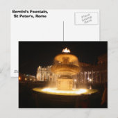 Vaticaanfonteinen, Bernini Briefkaart (Voorkant / Achterkant)