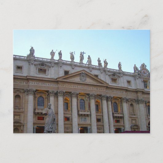 vaticaangebouw briefkaart (Voorkant)