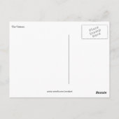 vaticaankolommen blauw briefkaart (Achterkant)