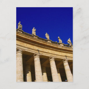 vaticaankolommen blauw briefkaart