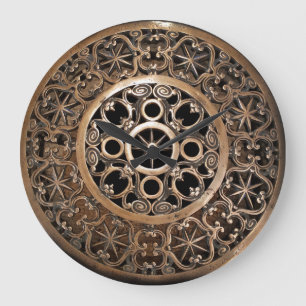 Vaticaanmetaal bronzen steampunk mysterieus grote klok